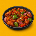 Illustrative Chicken Schezwan Manchurian product artwork