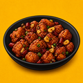 Illustrative Chicken Manch Hot Garlic (Dry) product artwork