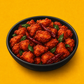 Illustrative Chicken 65 product artwork