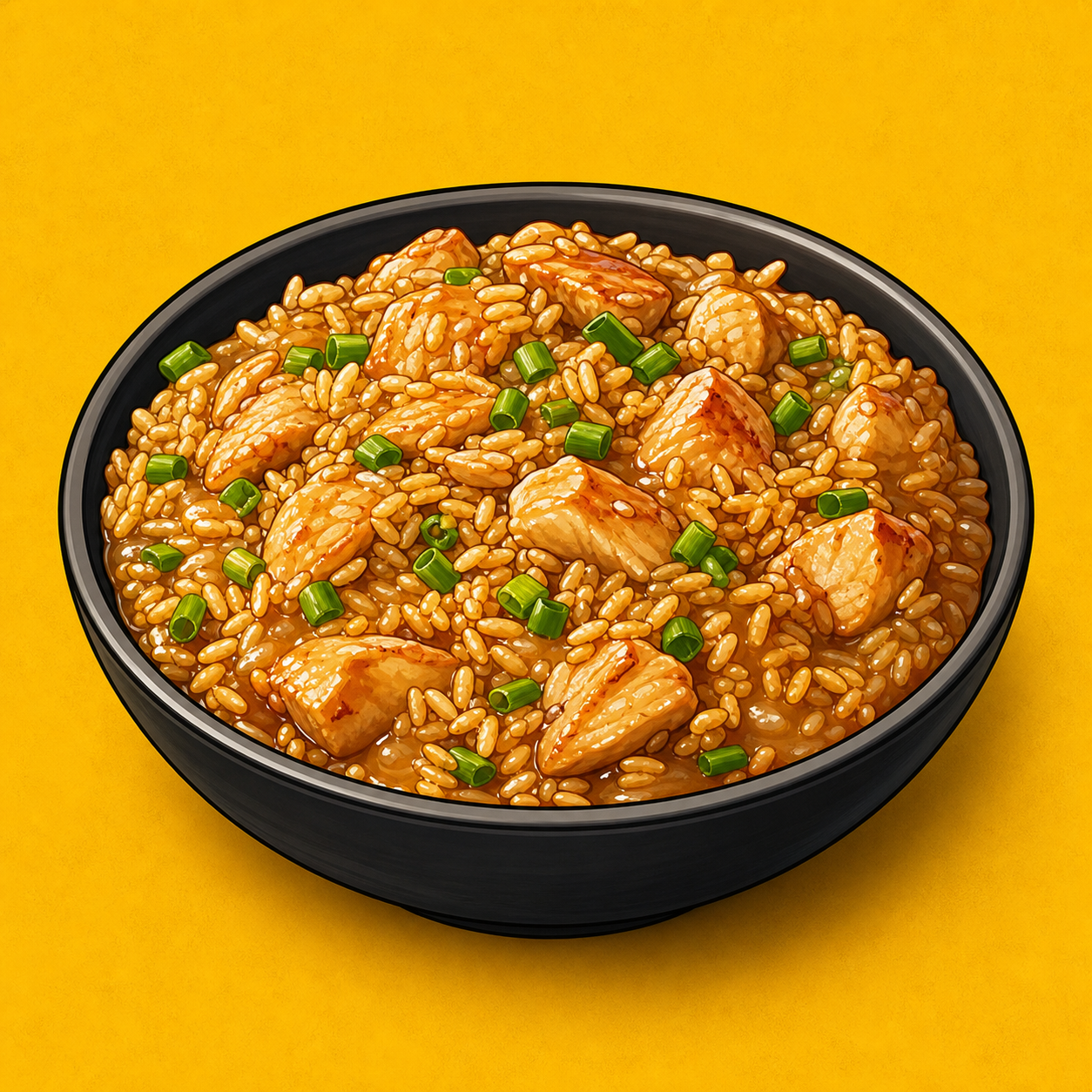 Illustrative Chicken Pot Rice with Gravy product artwork