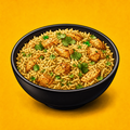 Illustrative Chicken Coriander Rice product artwork