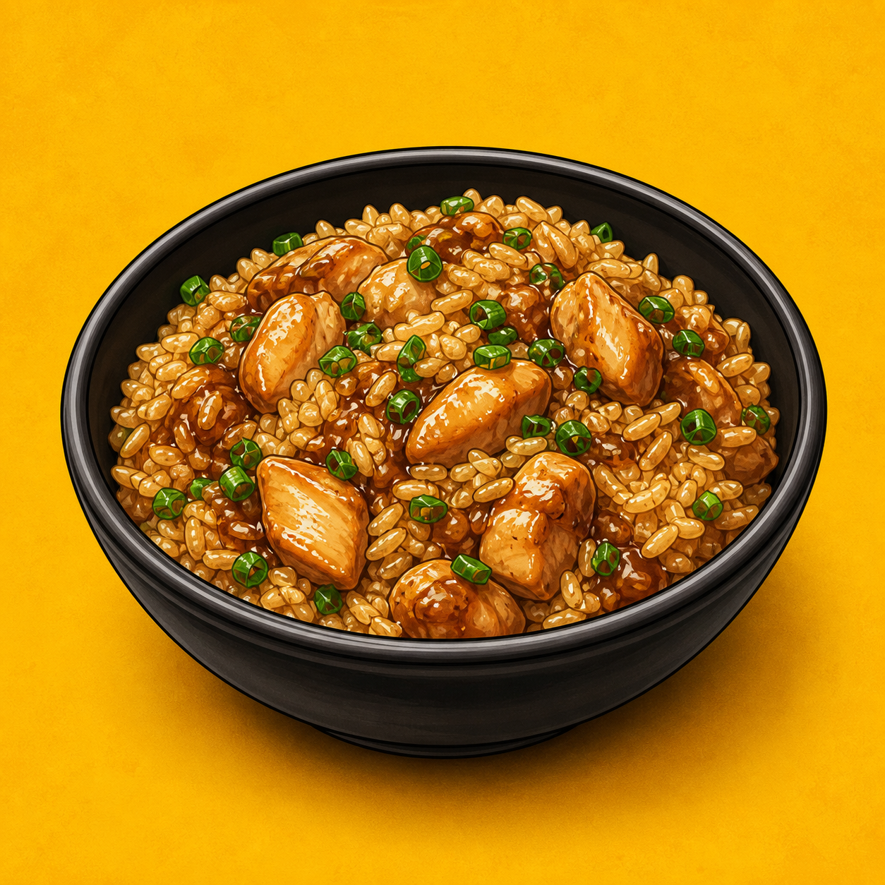 Illustrative Chicken Special Rice with Gravy product artwork