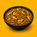 Illustrative Chicken Chopper Noodles product artwork