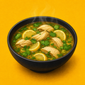 Illustrative Chicken Lemon Coriander Soup product artwork