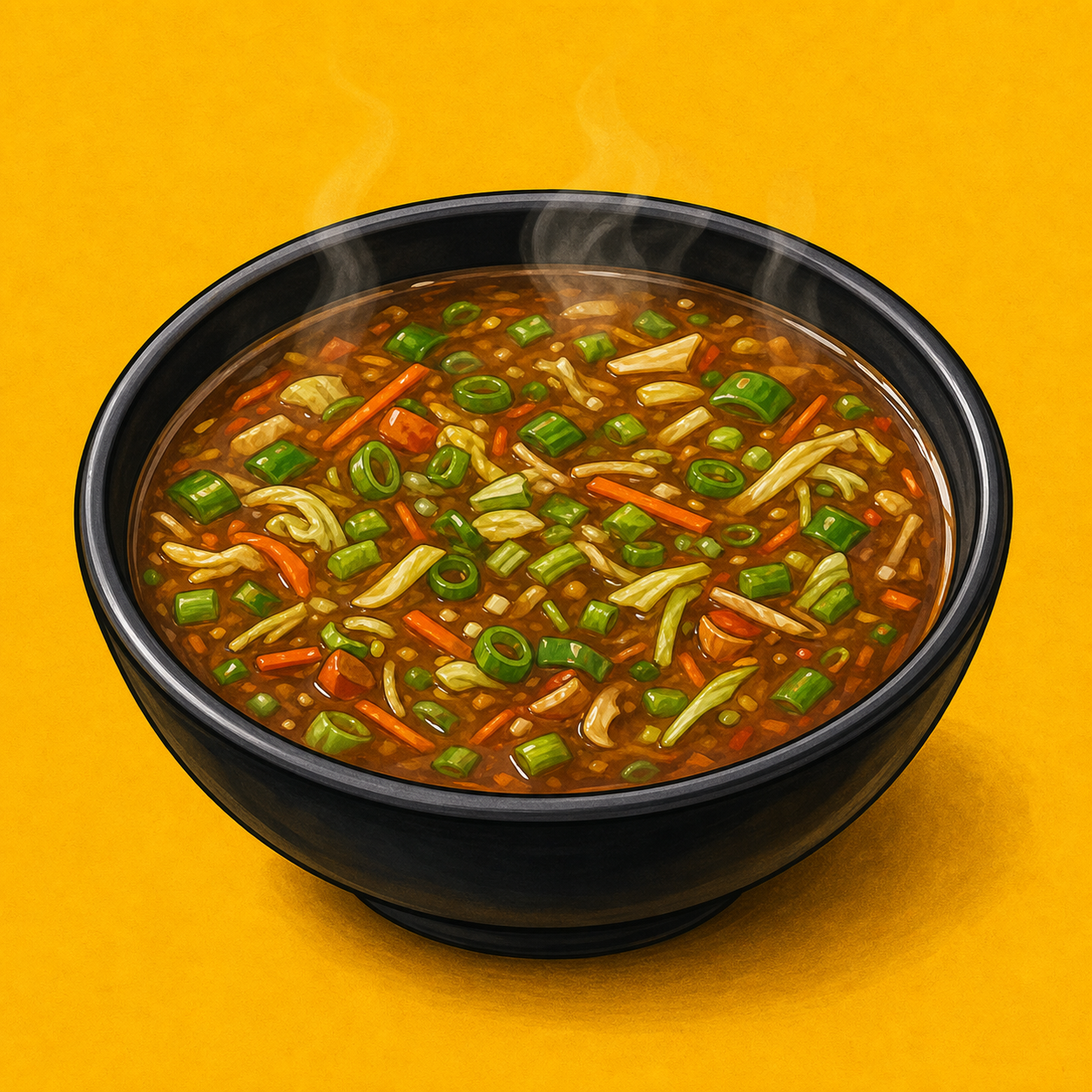 Illustrative Veg Manchow Soup product artwork