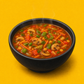 Illustrative Veg Schezwan Soup product artwork