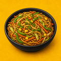 Illustrative Veg Triple Noodles product artwork