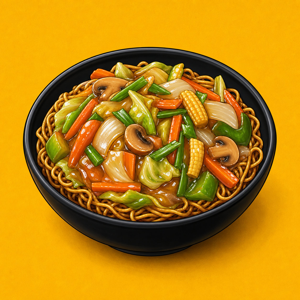 Illustrative Veg American Chopsuey product artwork