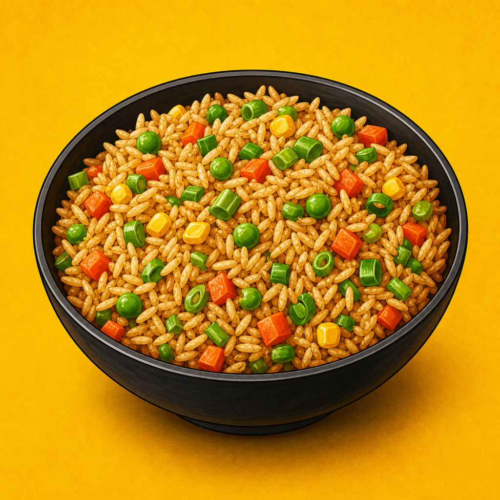 Illustrative Veg Fried Rice product artwork
