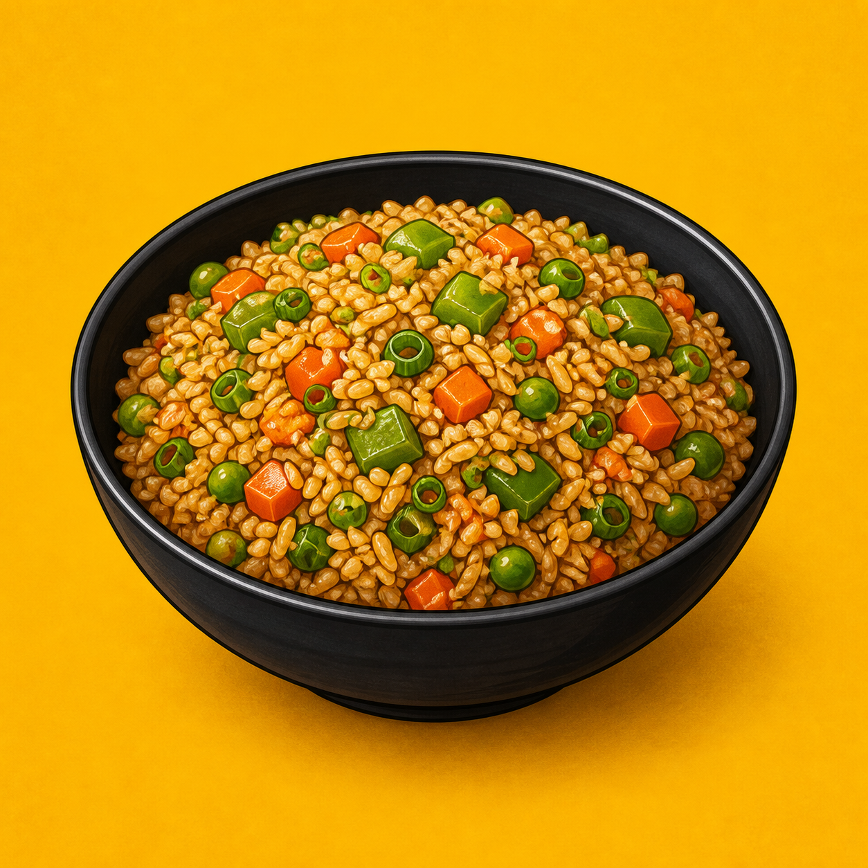 Illustrative Veg Hong Kong Rice product artwork