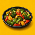 Illustrative Veg Garlic product artwork