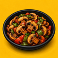 Illustrative Veg Mushroom Chilli product artwork