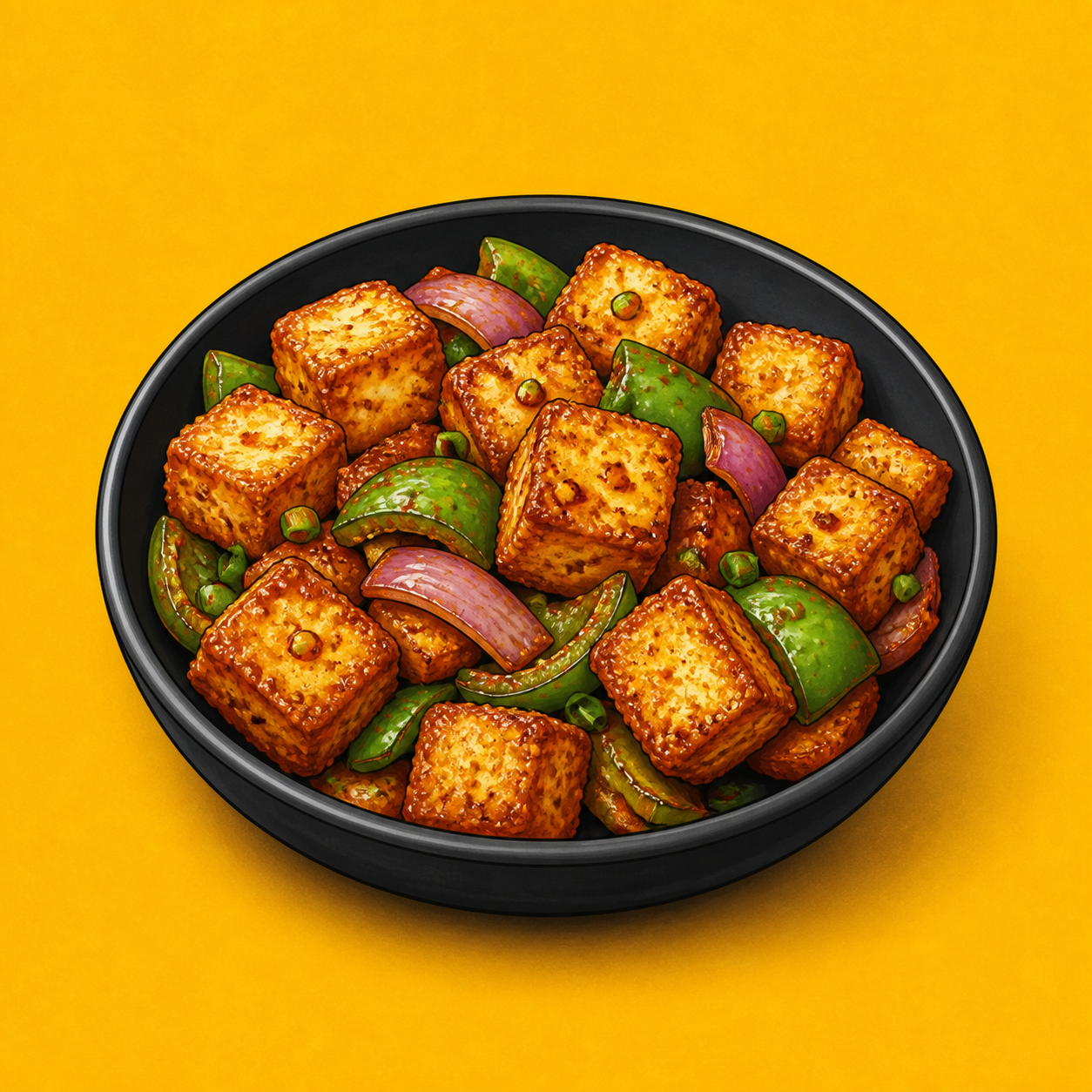 Illustrative Paneer Crispy product artwork