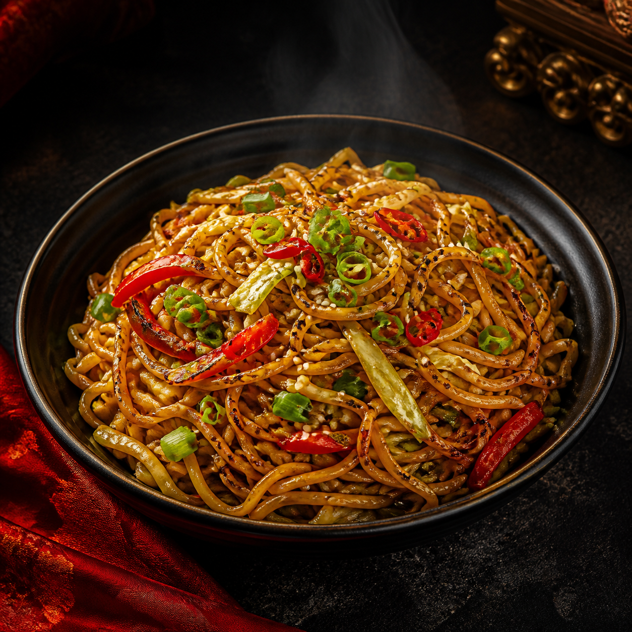 Dragon Fire Hakka Noodles