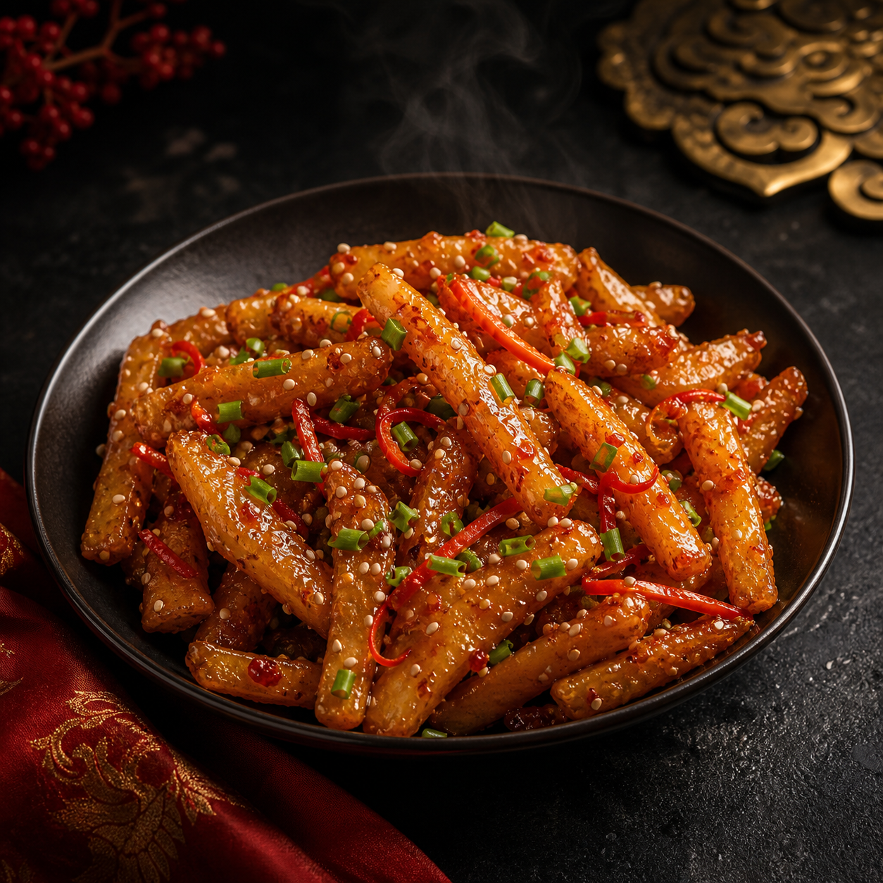 Honey Chilli Potato